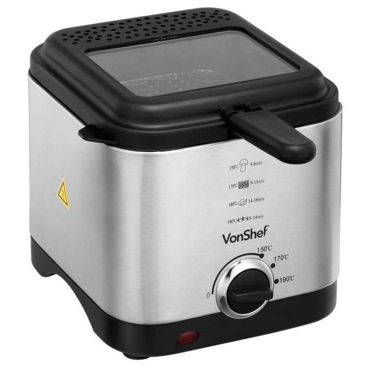 VonShef 1.5 L Compact Deep Fat Fryer & Reviews Wayfair.co.uk